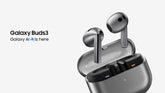 Samsung Galaxy Buds3 with Adaptive Noise Control & AI translator- Silver